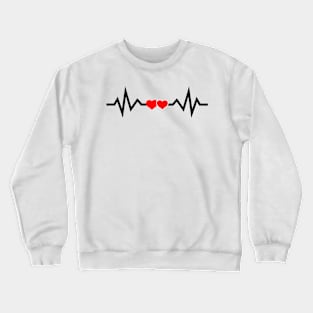 Love Heartbeat Crewneck Sweatshirt